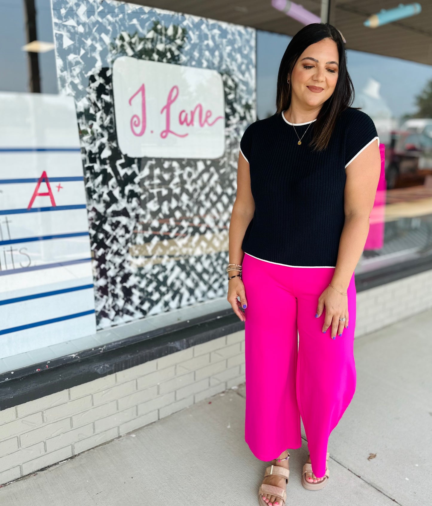 Power Pop Pants - Hot Pink S-3X
