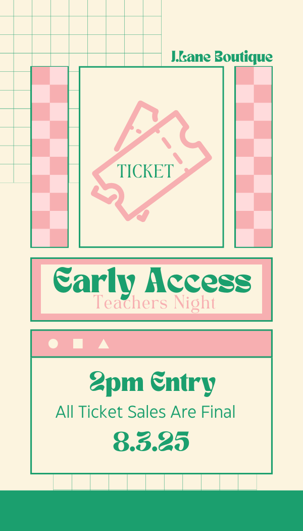 Teachers Night Early Access Ticket