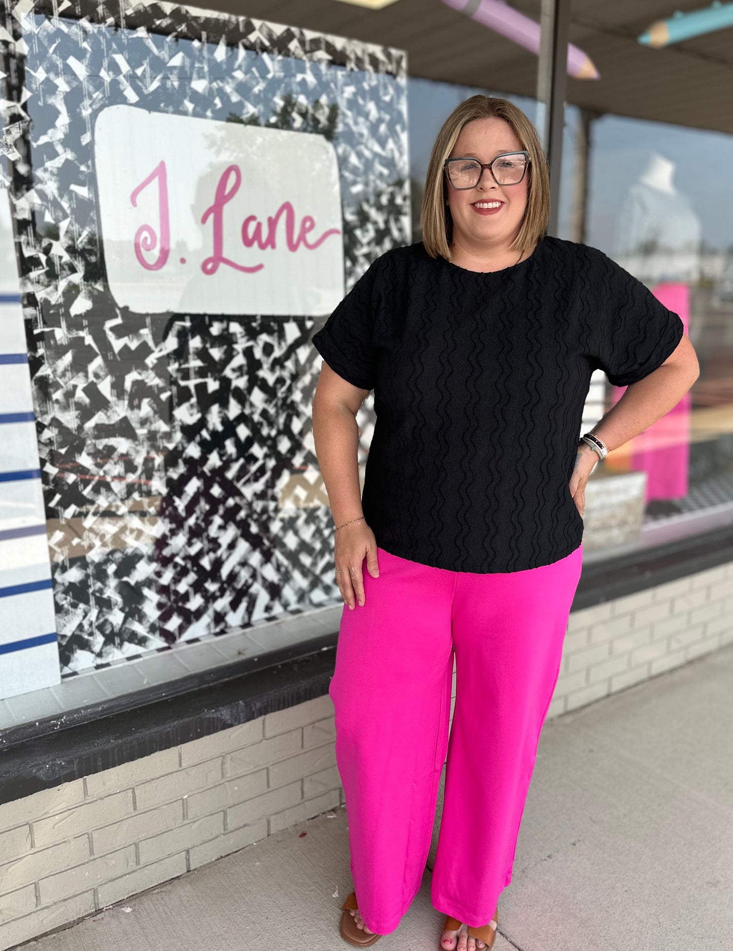 Power Pop Pants - Hot Pink S-3X