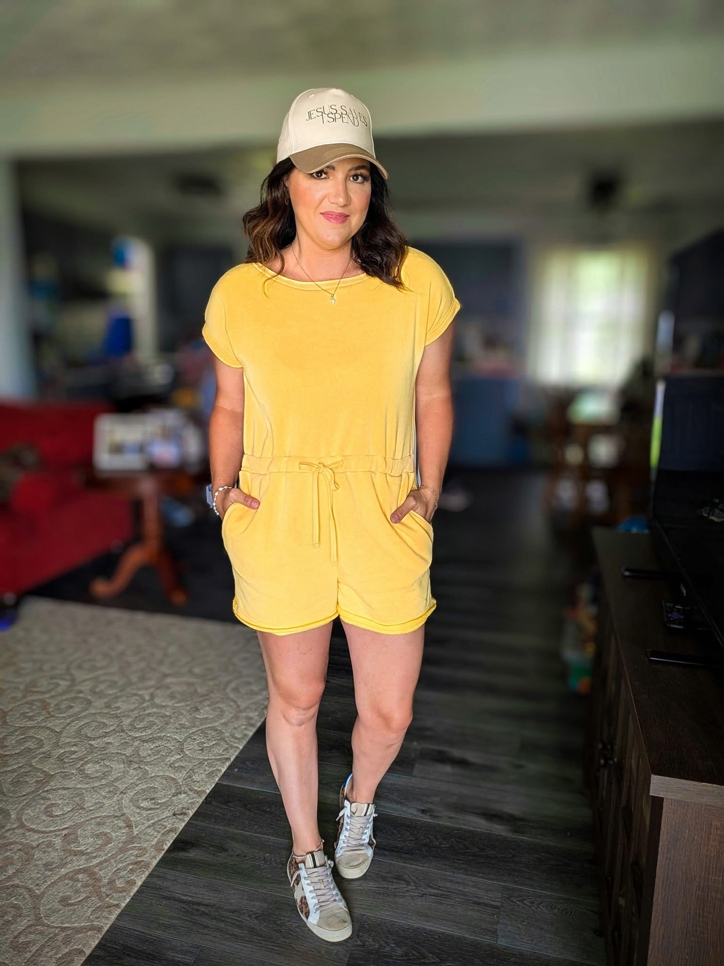 Summer Chill Romper - Sunflower