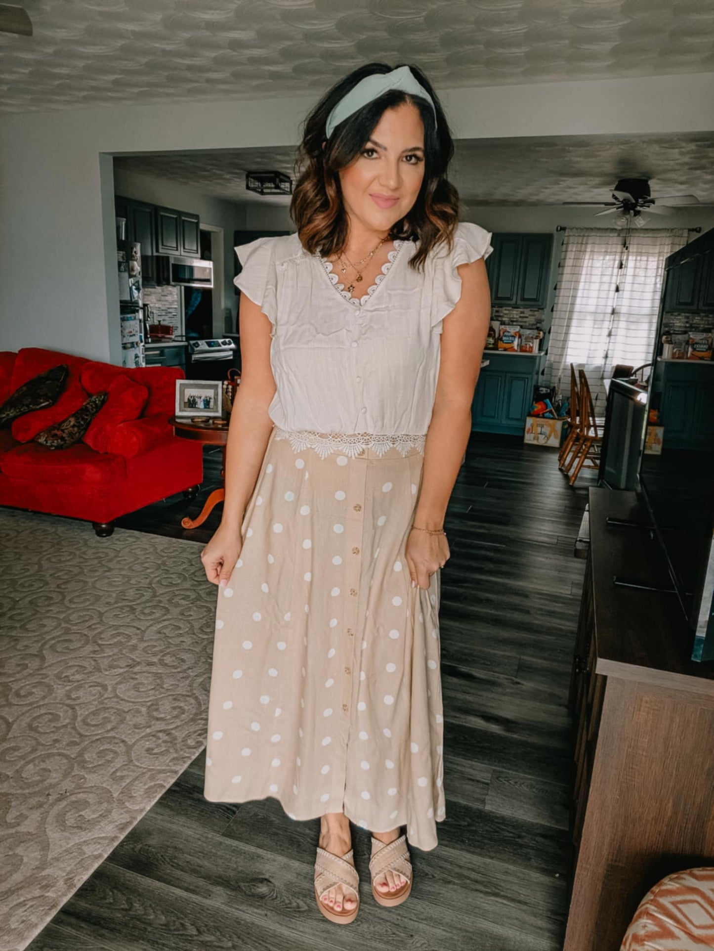 Flutter Frill Blouse