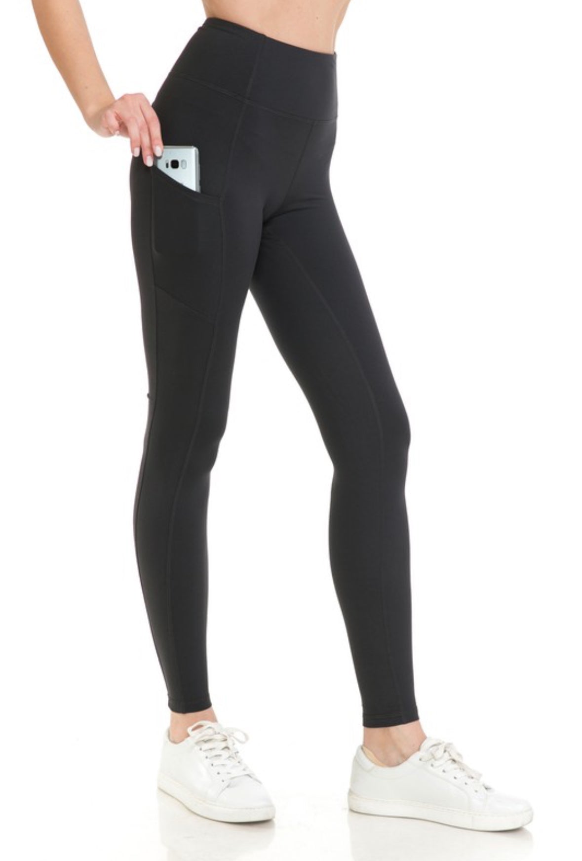Basic Black Leggings W/Pockets