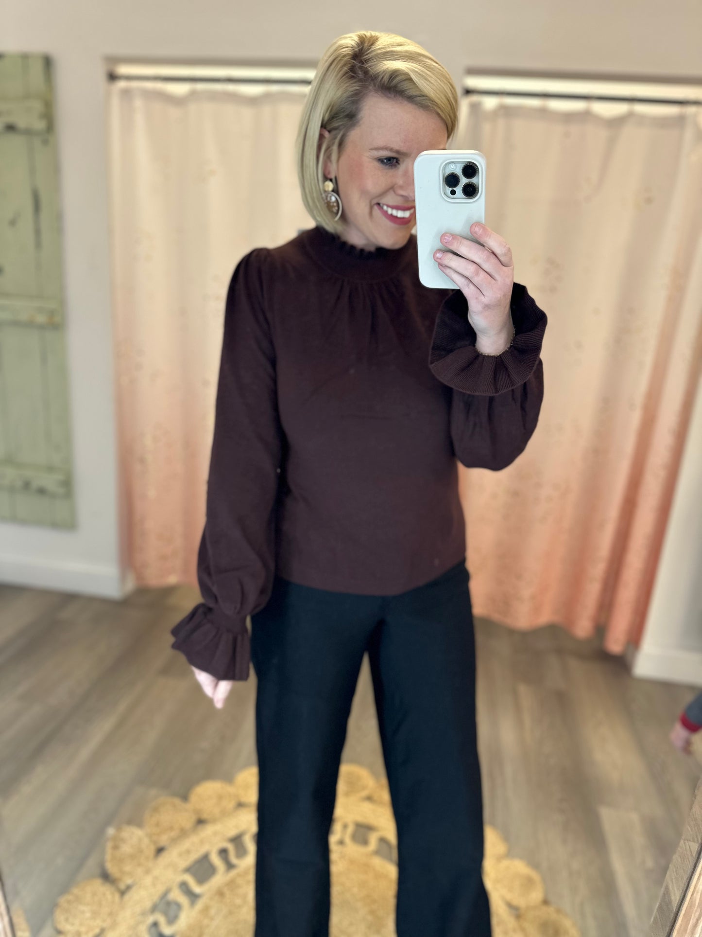 Alpine Sweater - Chocolate Brown