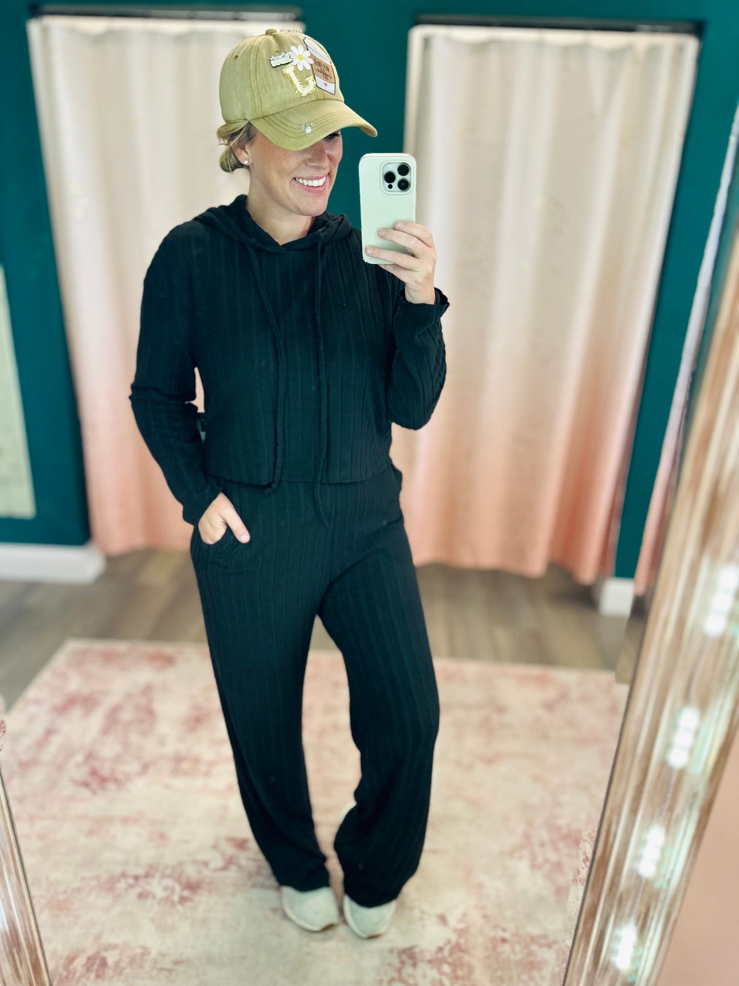 Khloe Knitted Hoodie Lounge Set