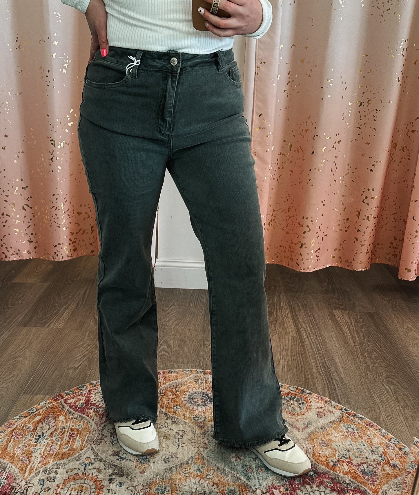 Hudson Acid Wash Jeans - Ash Black