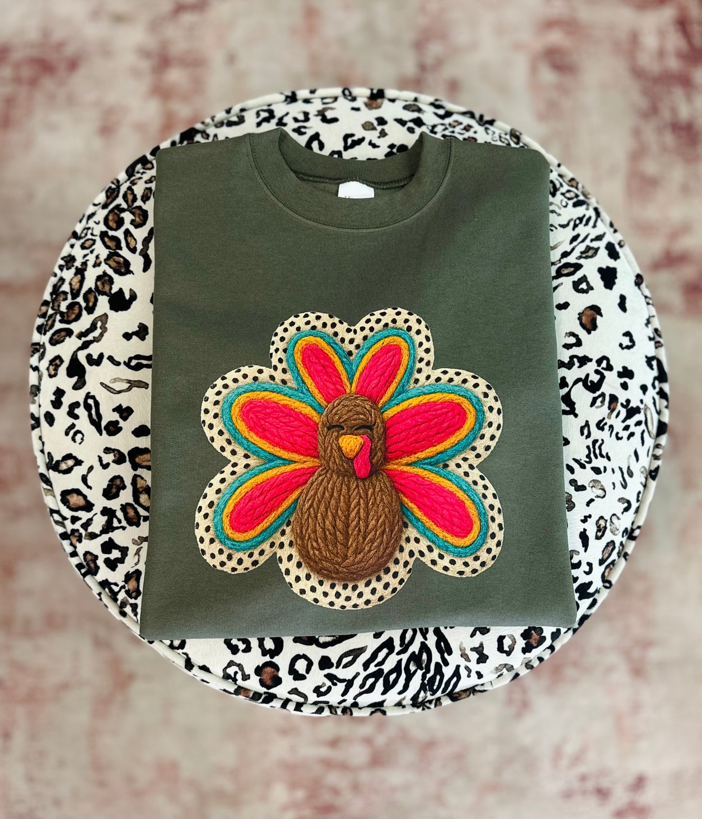 Quilted Turkey Sweatshirt
