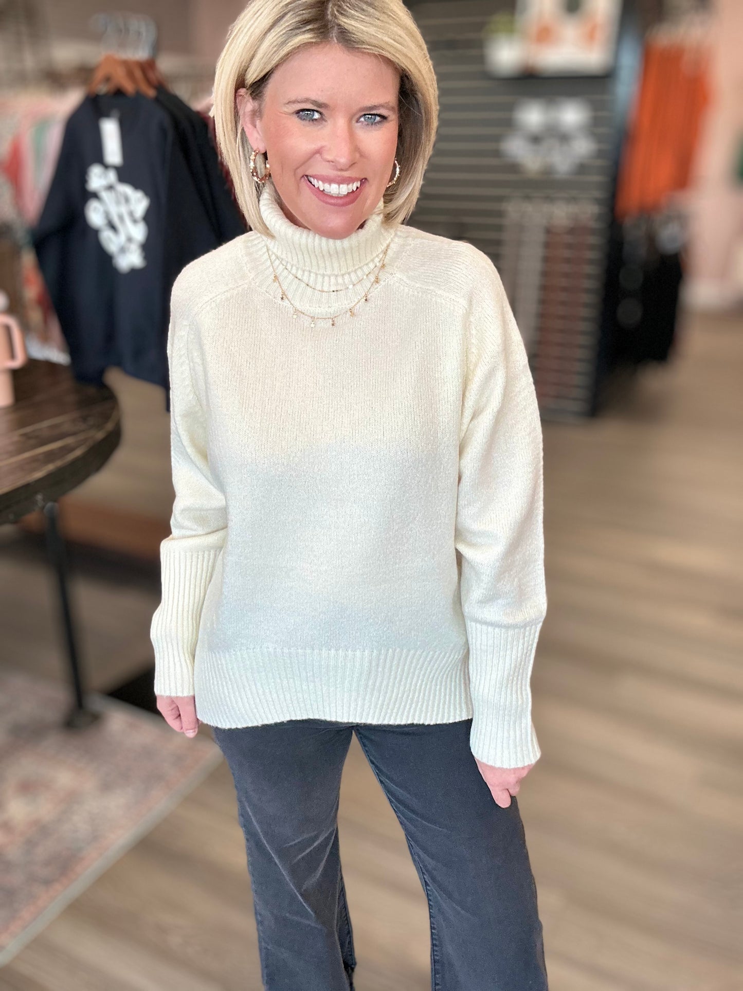 Cozy Staple Sweater - Cream