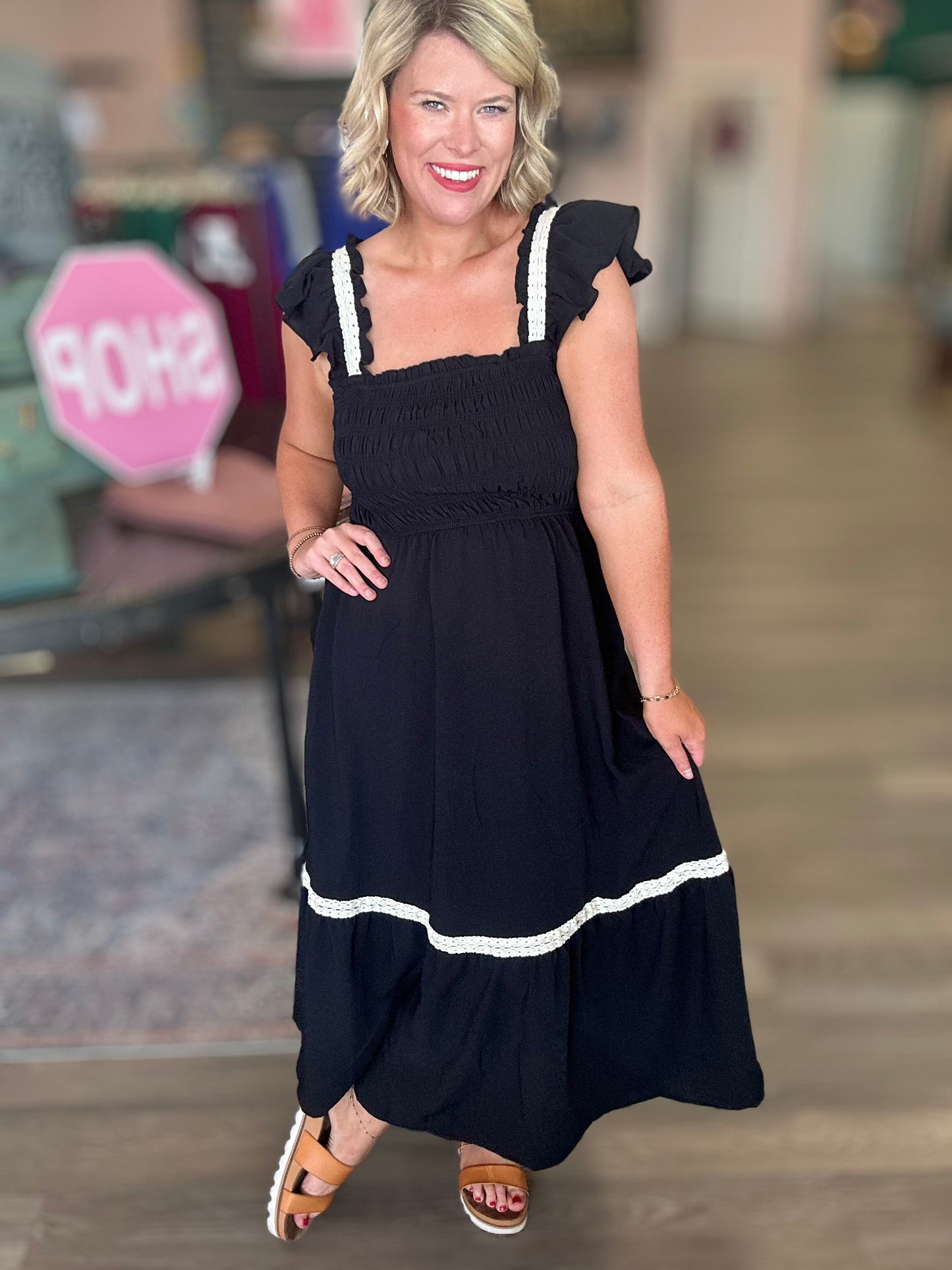 Midnight Midi Dress