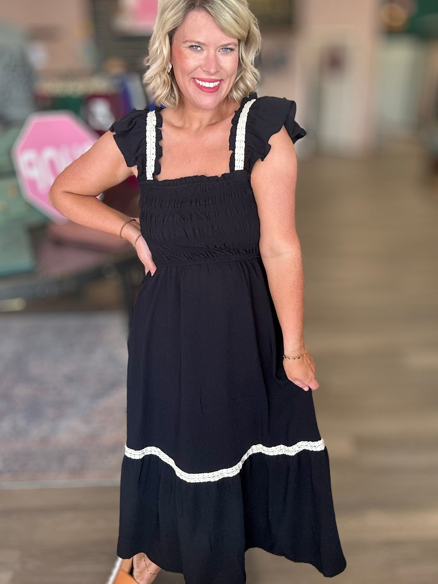 Midnight Midi Dress