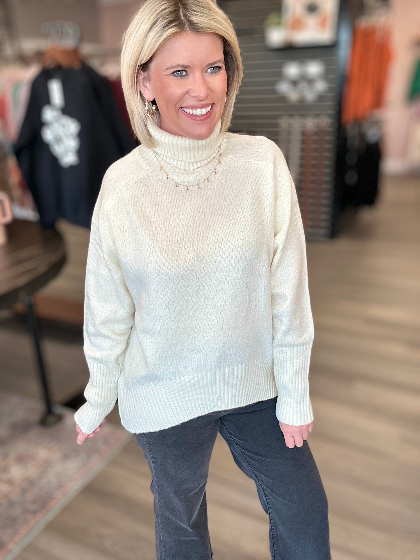Cozy Staple Sweater - Cream