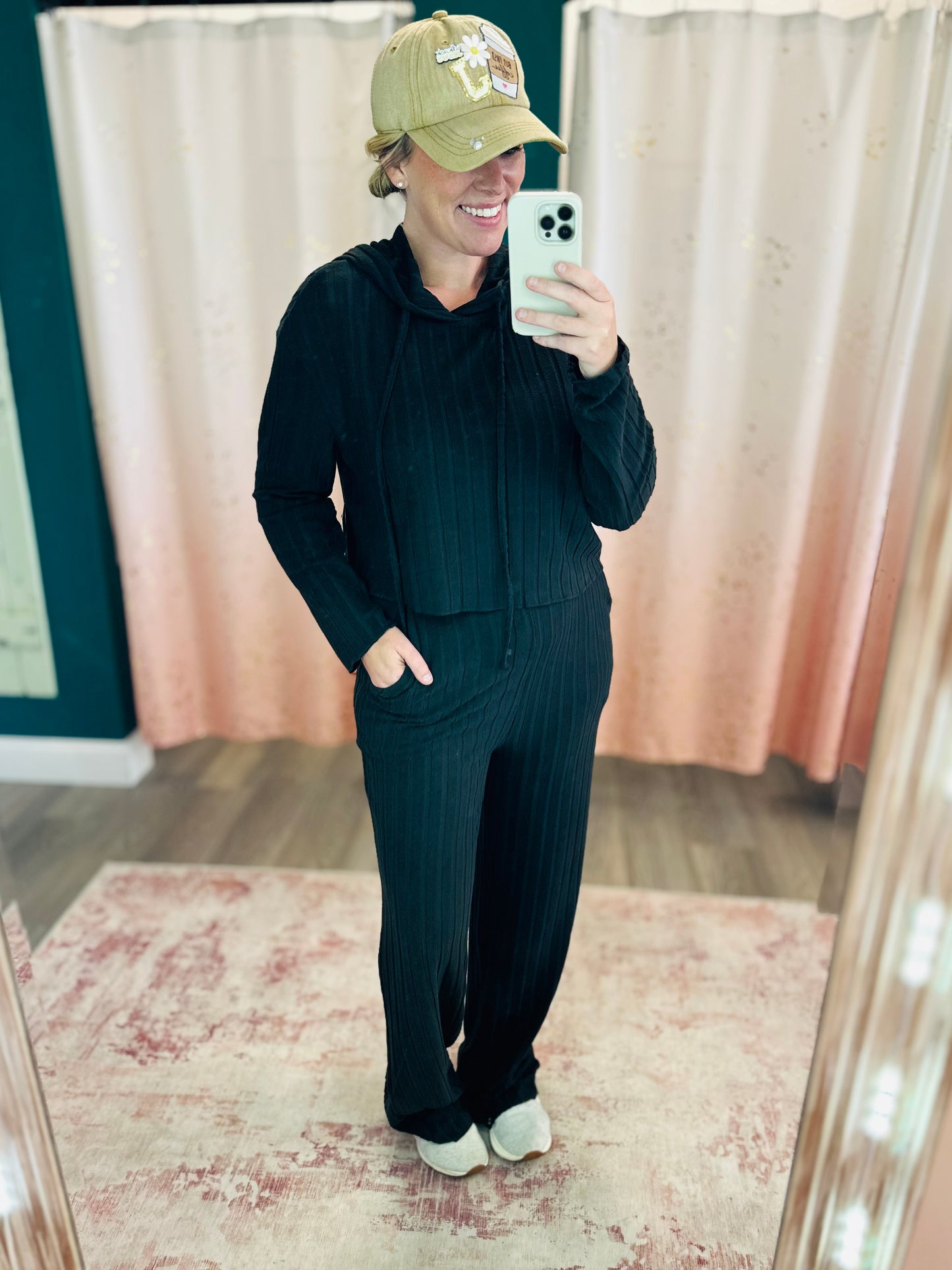 Khloe Knitted Hoodie Lounge Set