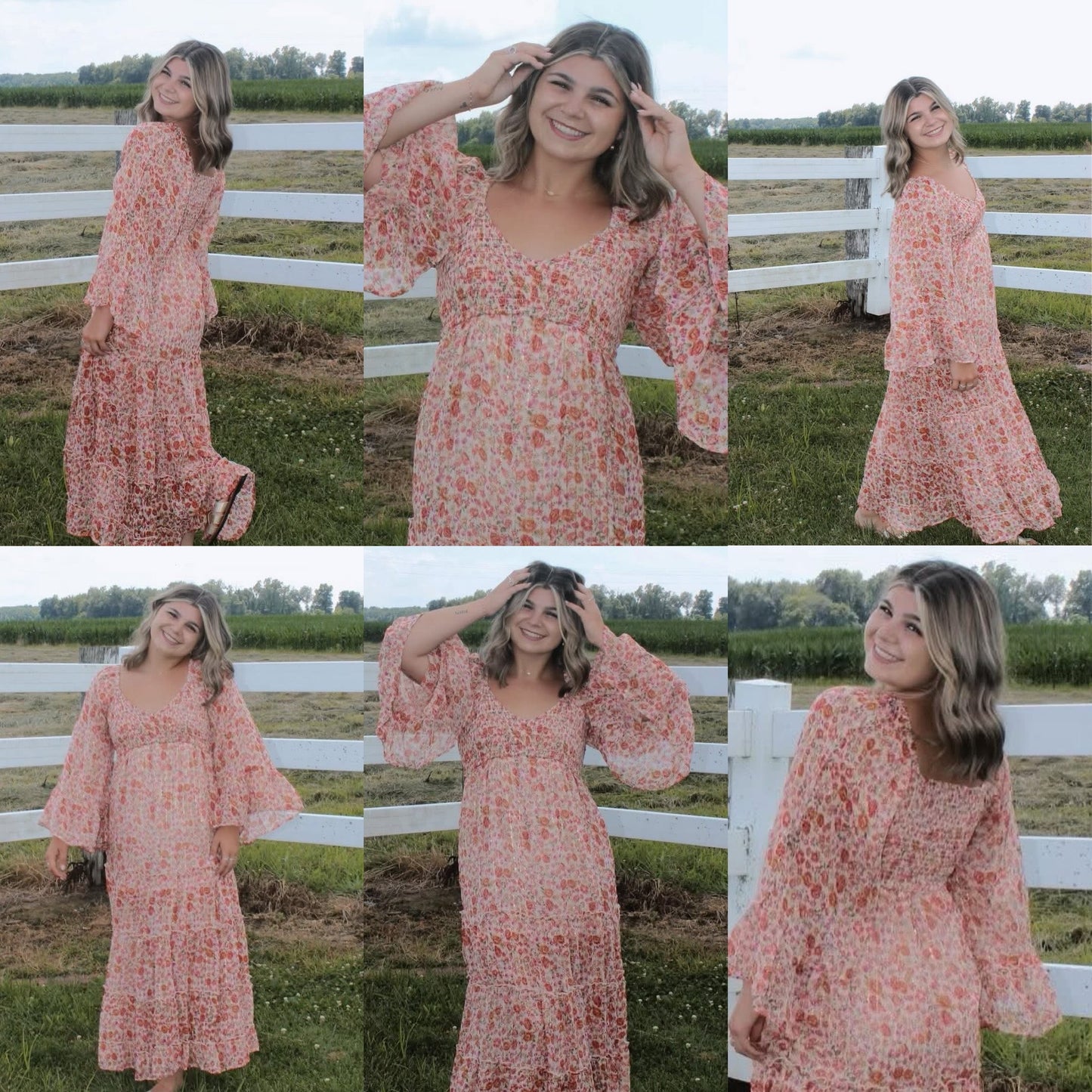 Lurex Chiffon Dress