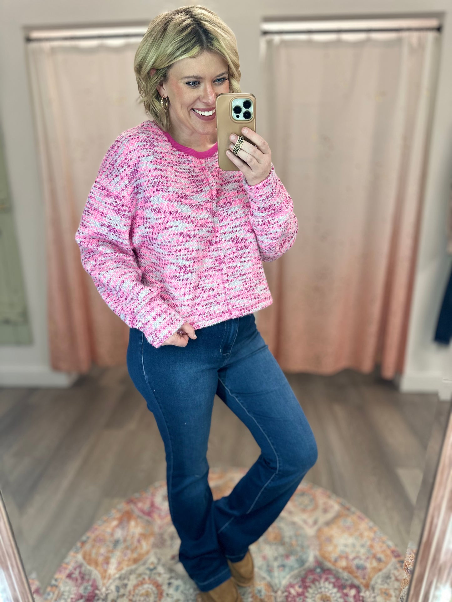 Ava Sweater - Pink