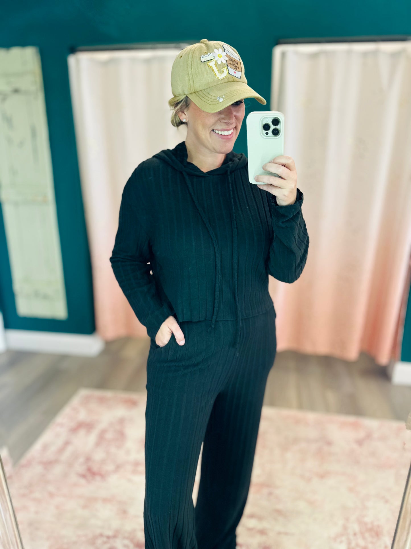 Khloe Knitted Hoodie Lounge Set