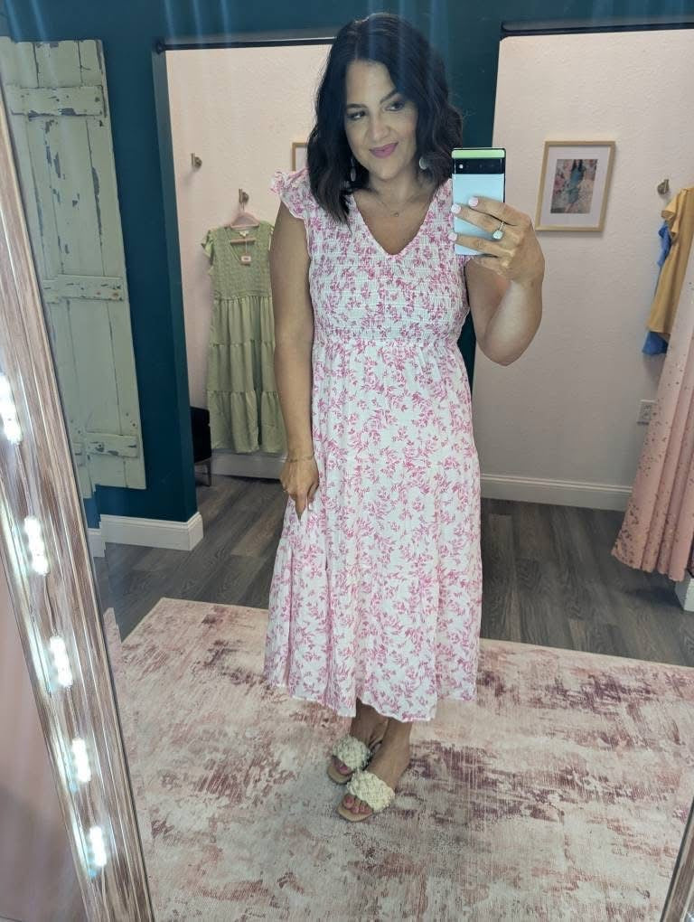 Blossom By Day Dress - Pink