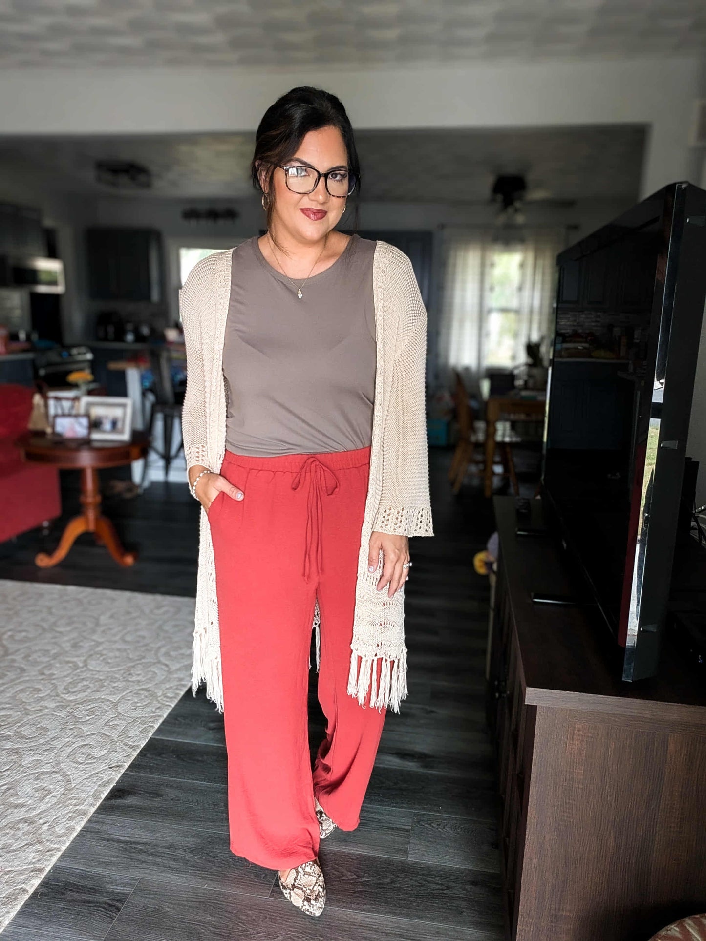 Orange Tinted Skies Pants