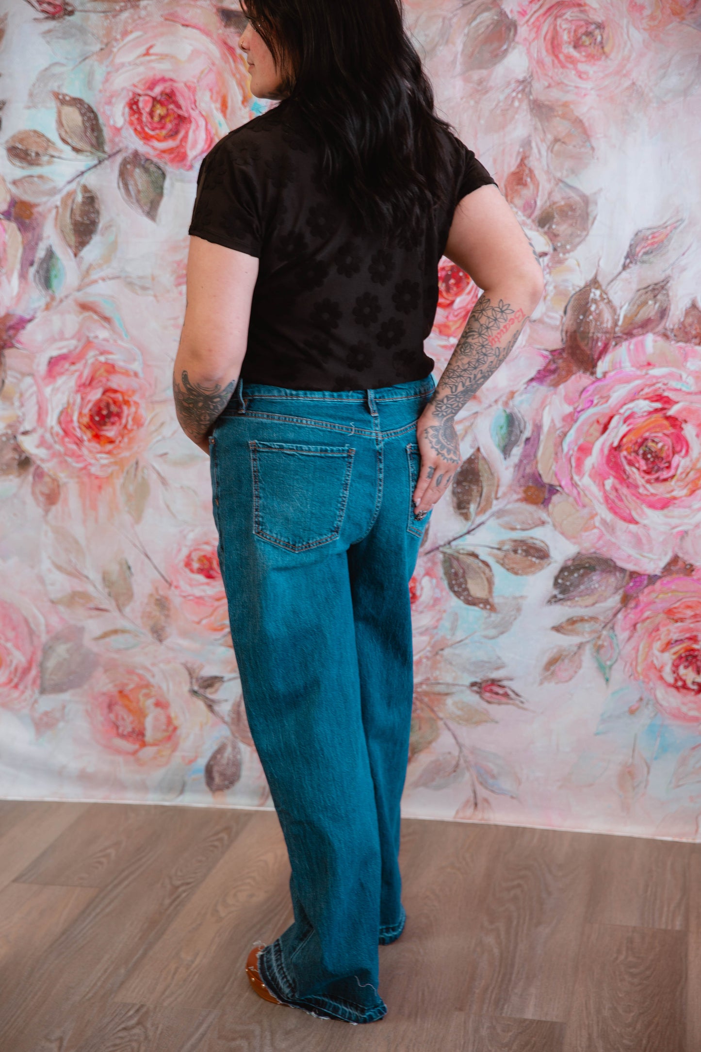 Zipper Fly Wide Leg YMI Jeans