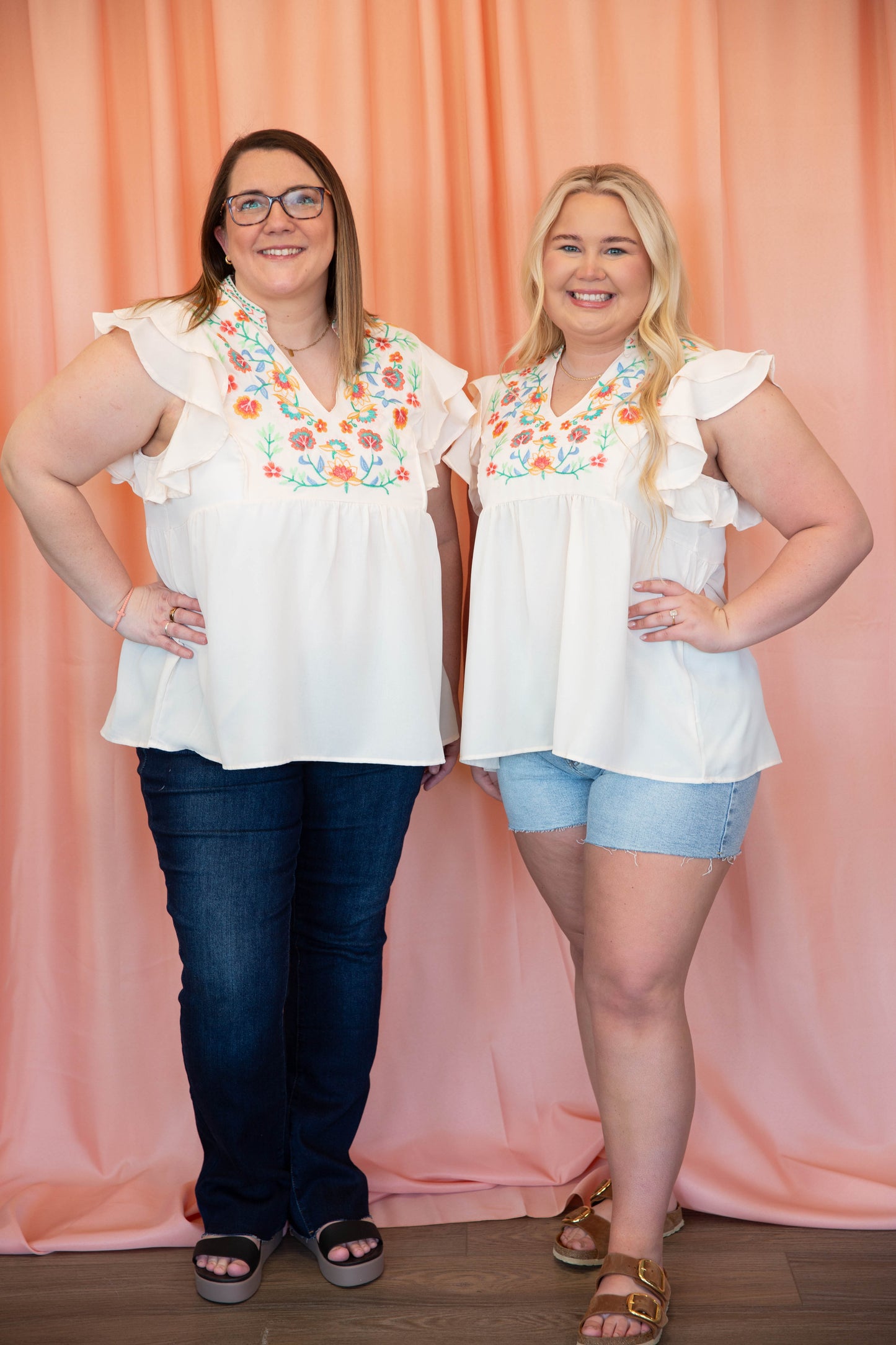 Embroidery Garden Blouse - S-2X