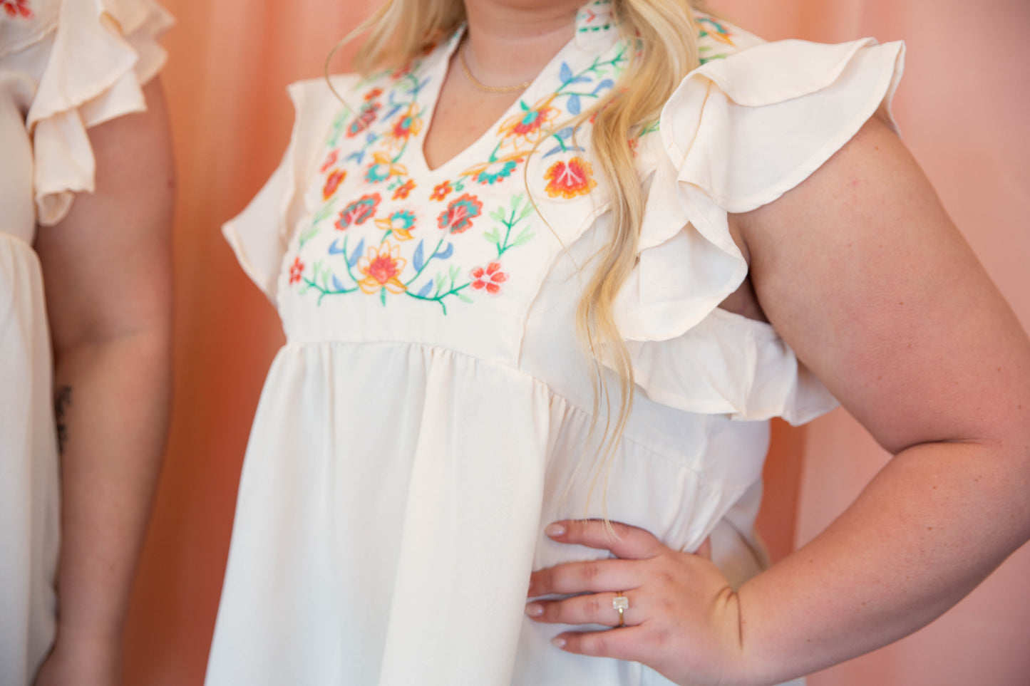 Embroidery Garden Blouse - S-2X