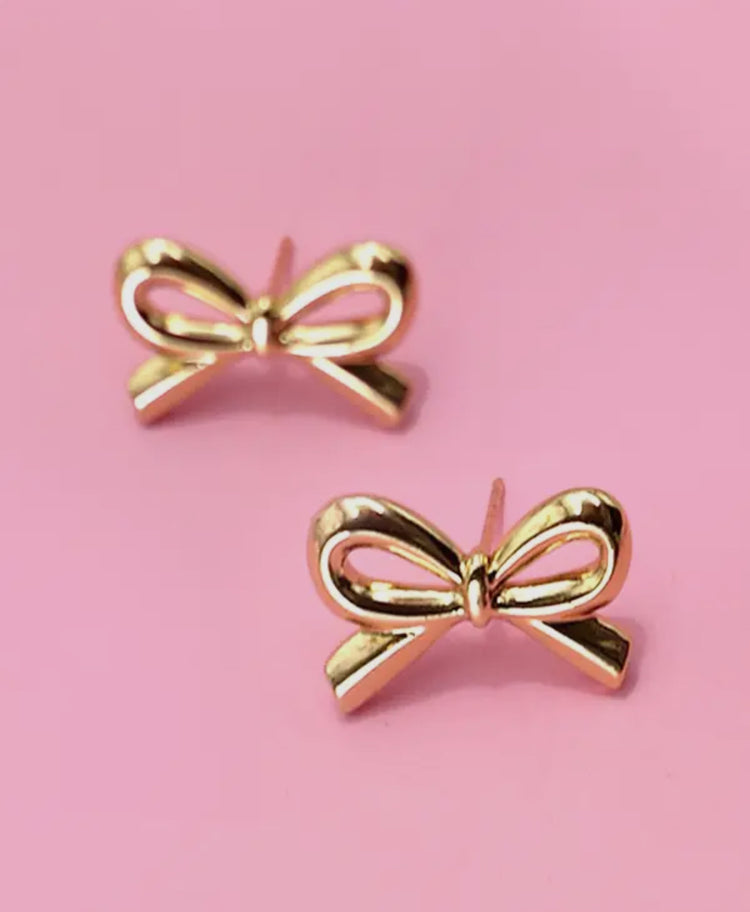 Bow Studded Earrings