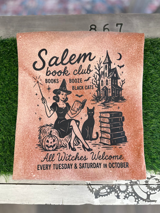 Bleached Salem Witch Book Club Tee