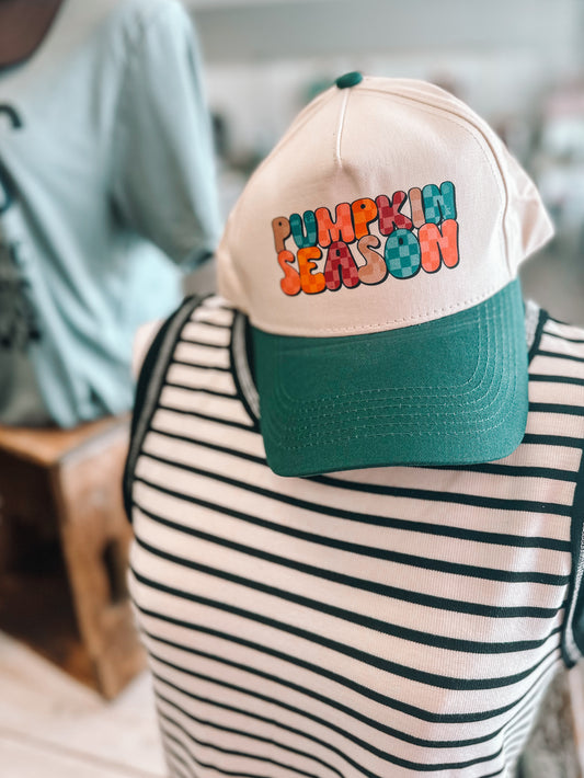 Pumpkin Season Canvas Hat
