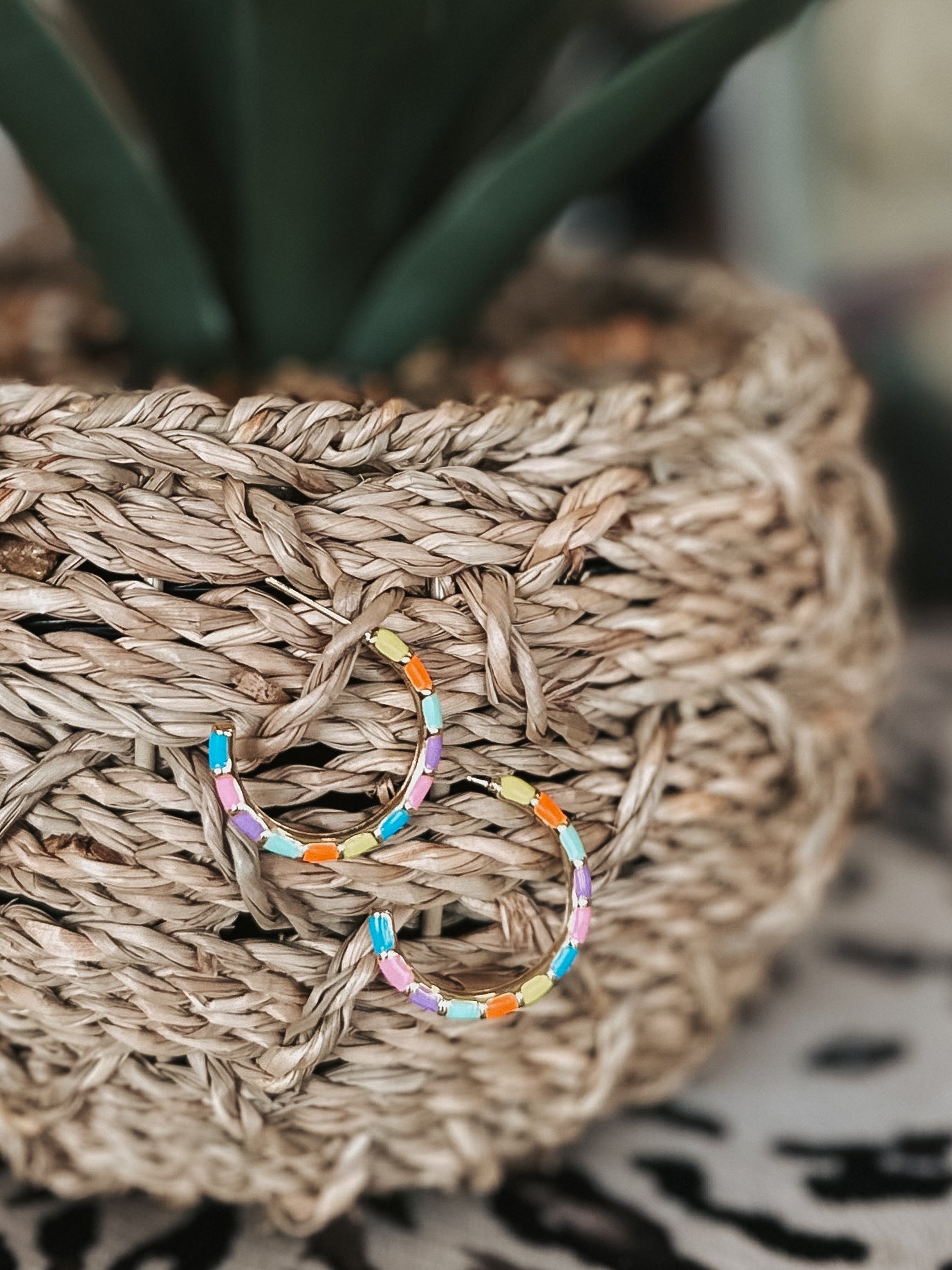 Colorful Bamboo Hoops