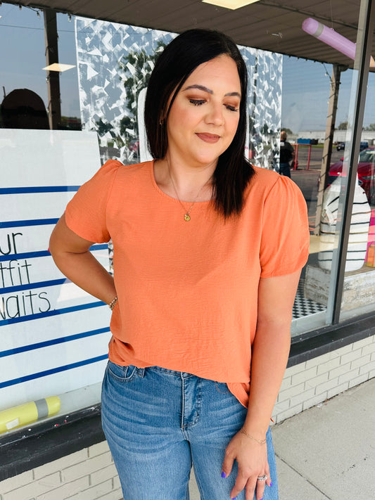 Pumpkin Pop Blouse