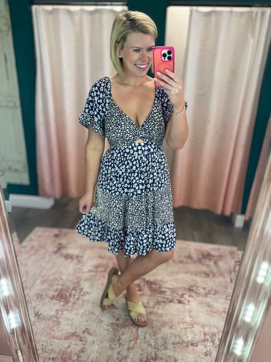 Mix Print Dress