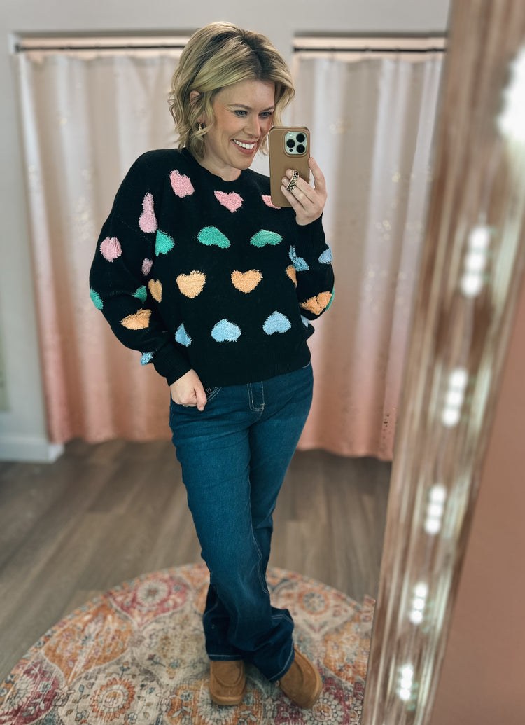 Candy Heart Sweater - S-3XL