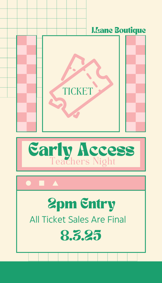 Teachers Night Early Access Ticket
