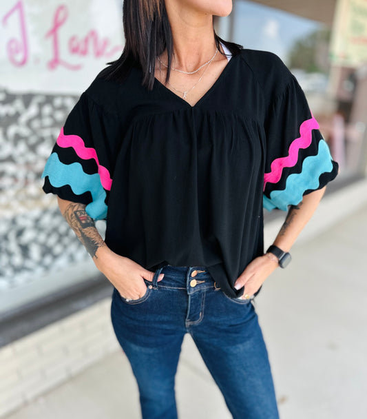 Spring Swirl Blouse