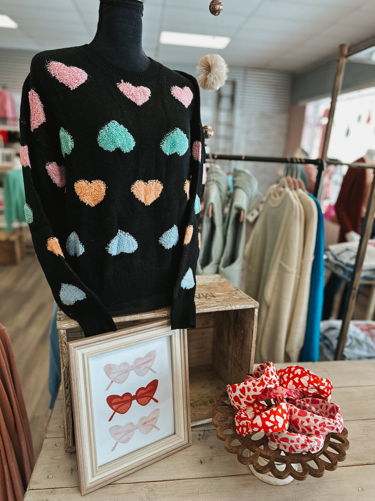 Candy Heart Sweater - S-3XL