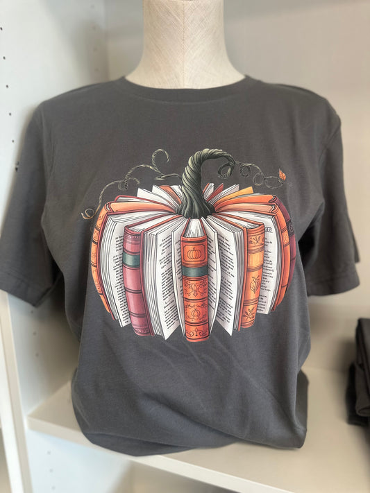 Booked Pumpkin Tee