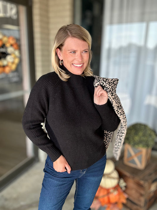 Mountain View Sweater - Black