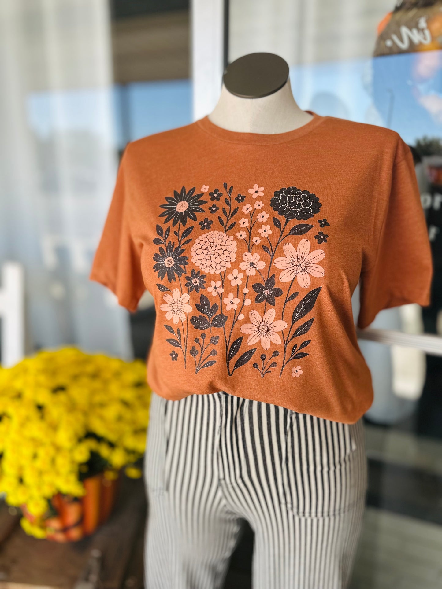 Fall Floral Fields Tee