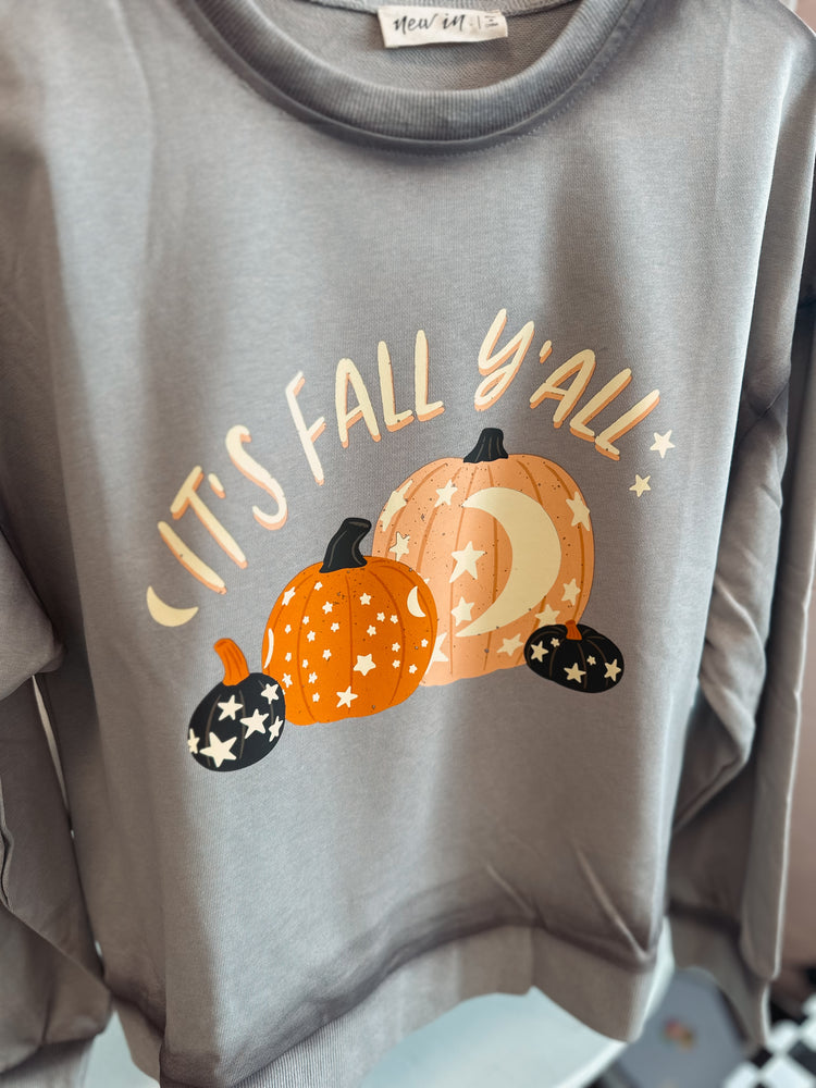 Glowing Pumpkin & Stars Sweatshirt