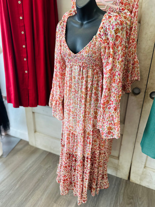 Lurex Chiffon Dress