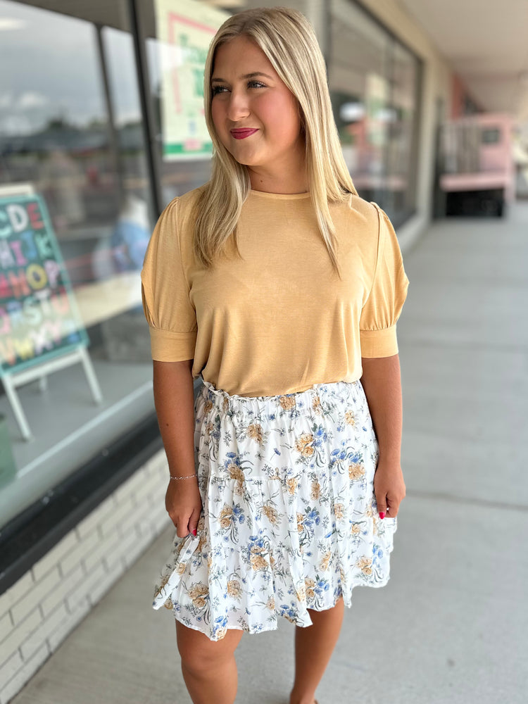 Chiffon Floral Skirt