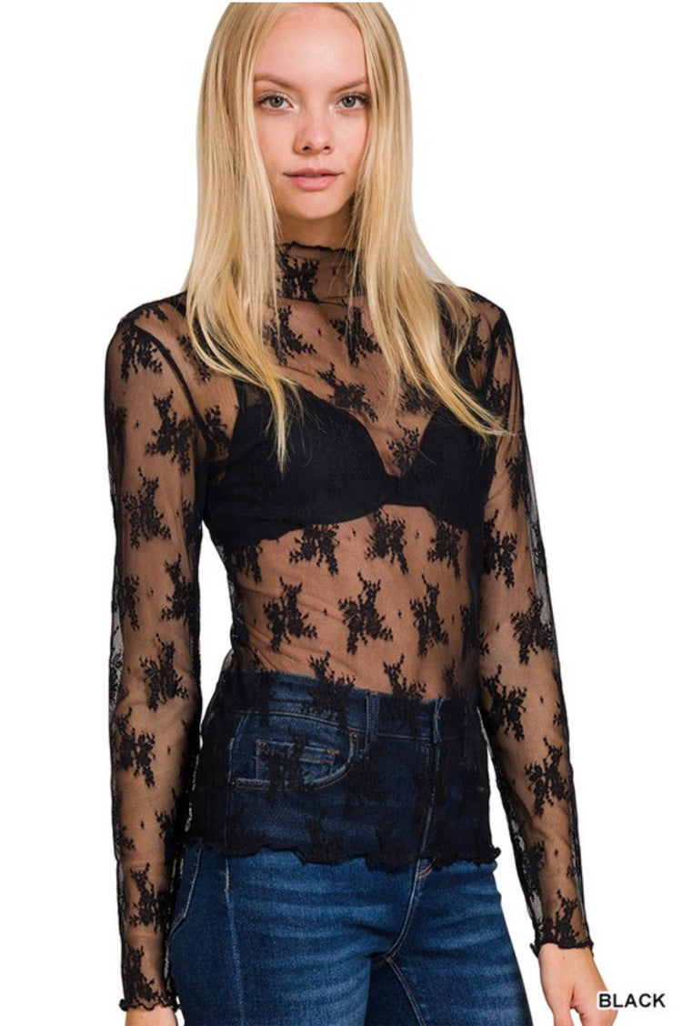 Lou Lace Layering Top