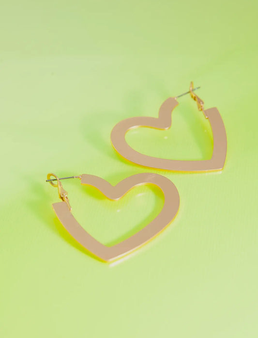 Matte Heart Hoop