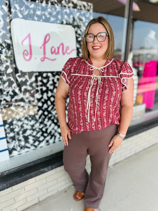 Ruffled & Ready Blouse - S-3X