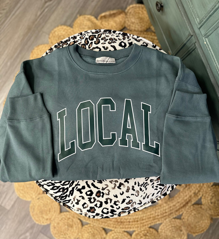 Ash Green Local Sweatshirt