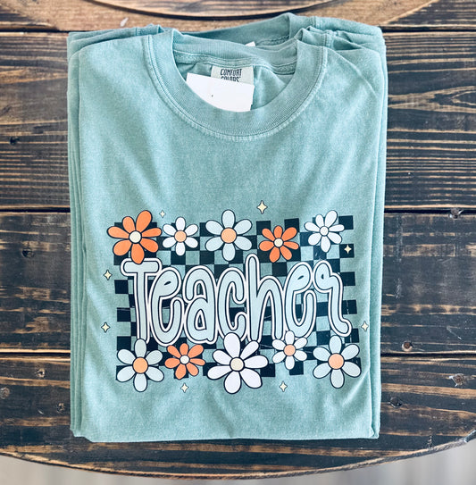Groovy Teacher Tee