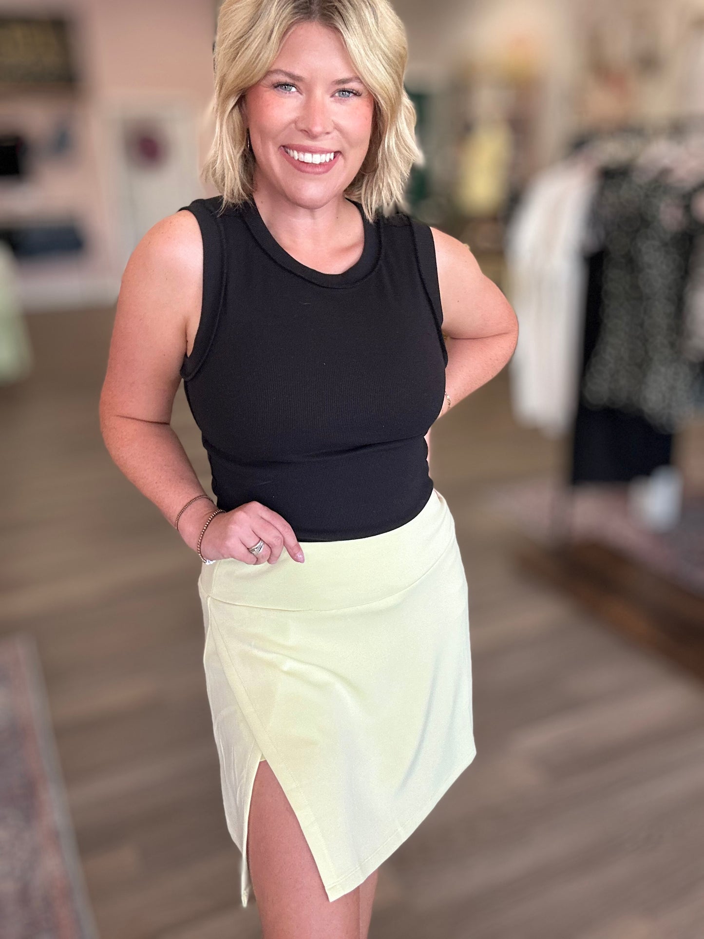 Luxe Soft Skort - Lime