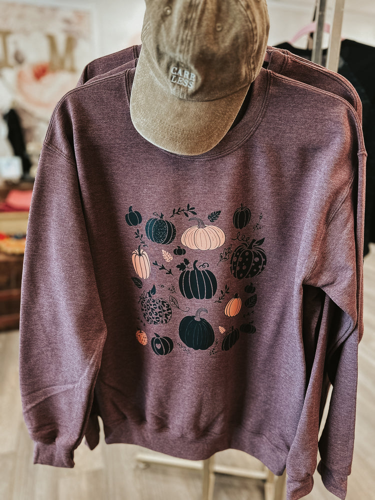 Pumpkin Collage Sweatshirt