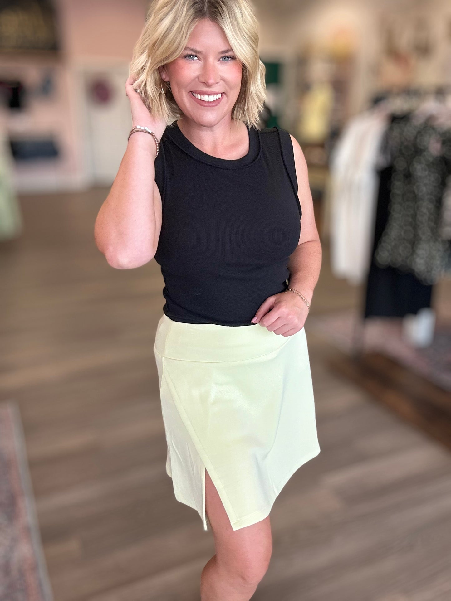 Luxe Soft Skort - Lime