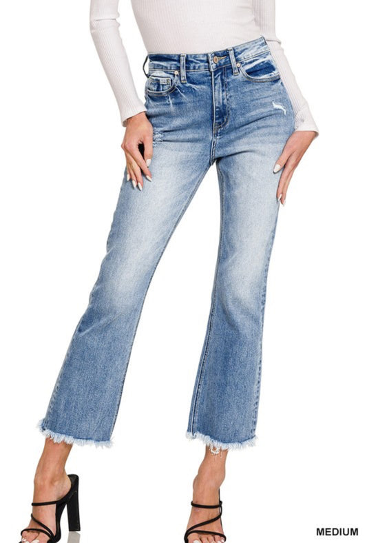 Flirt Edge Straight Leg Jeans