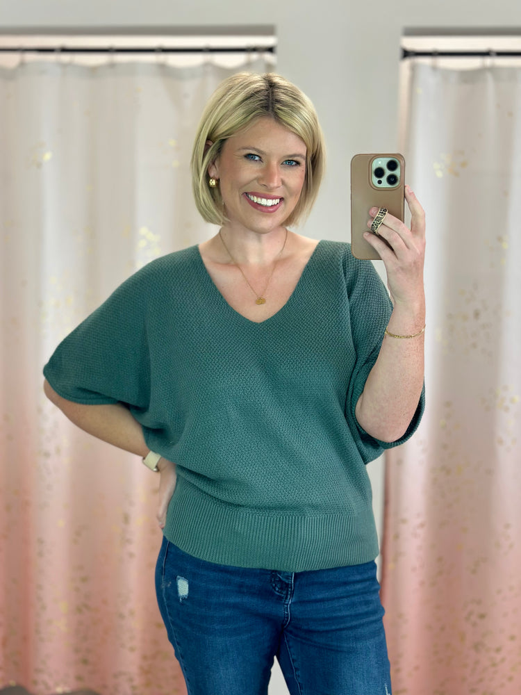 Danna Dolman Sweater - Ash Jade