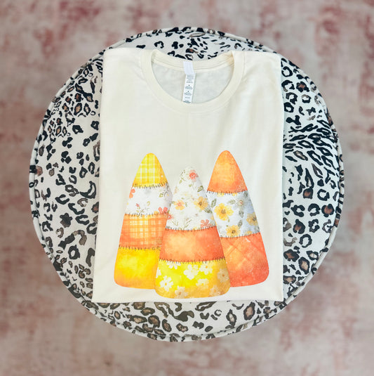 Quilted Candy Corn Tee